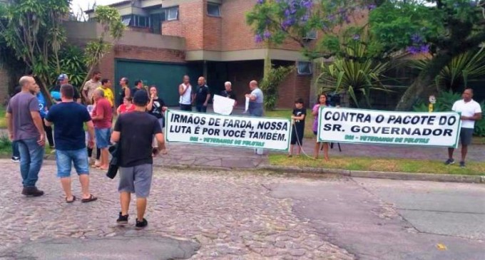 SEGURANÇA PÚBLICA  : Trabalhadores protestam contra perda de direitos