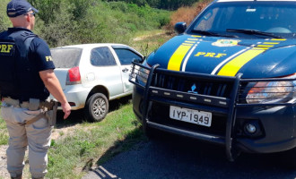 CAPÃO DO LEÃO : Veículo furtado é recuperado  pela Polícia Rodoviária na BR