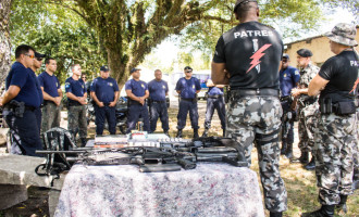 Guarda Municipal recebe treinamento do 5º BPChoque