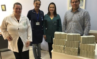 SANEP : Produtos produzidos com óleo saturado são entregues à SMS e Santa Casa