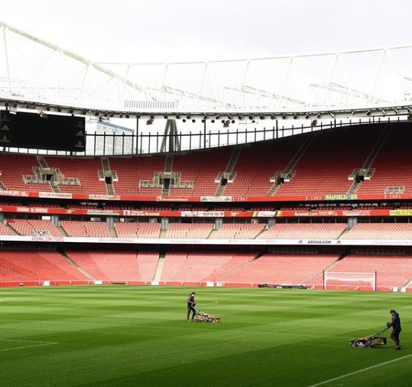 Clubes ingleses tentam recomeçar treinamentos Foto: Divulgação / Arsenal FC