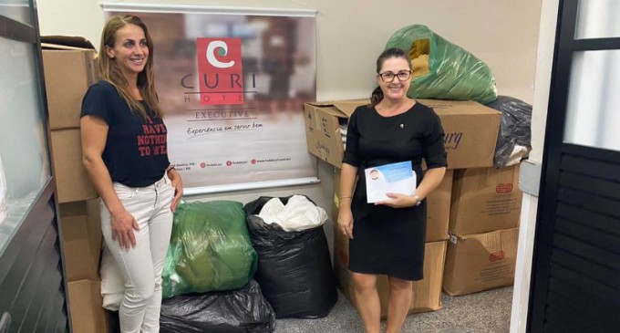 Hotel Curi Executive doa centenas de kits de roupa de cama para o HU – Hospital Universitário da UCPel