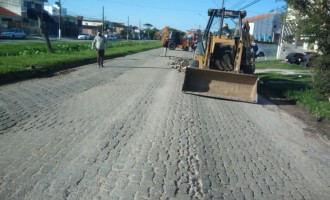 REVITALIZAÇÃO : Avenida São Francisco de Paula passa por obras