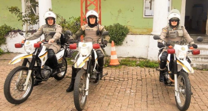 BM reforça policiamento com motos
