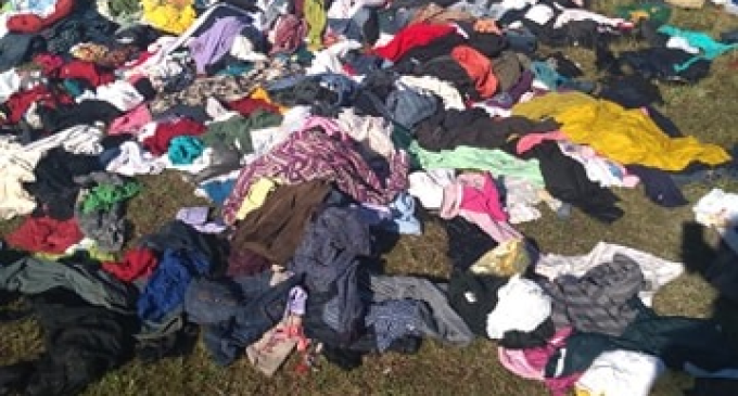 REVIRAVOLTA :  Vândalos invadem salas do CDD e espalham roupas de doações