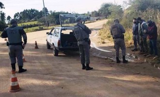 BM realiza operação na zona rural