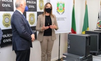 POLÍCIA CIVIL :  Tribunal doa computadores