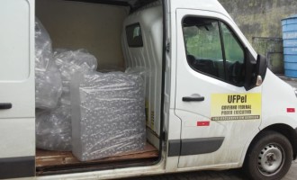 Biri faz doação de garrafas PET para o projeto de produção de Álcool em Gel