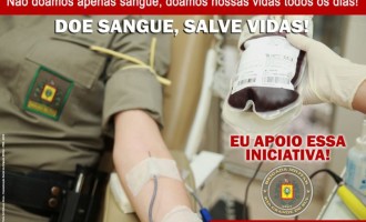 Campanha de doação de sangue da Brigada