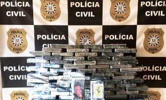 POLÍCIA CIVIL :  Apreensão de 70 quilos de cocaína