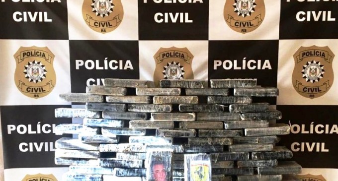 POLÍCIA CIVIL :  Apreensão de 70 quilos de cocaína