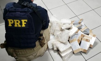 PRF prende traficantes com 41kg de cocaína em Pelotas