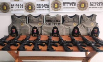 BRIGADA : Novos equipamentos e  armas no 5º BPChq