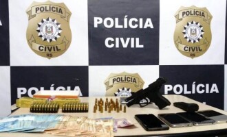 POLÍCIA CIVIL  : Homens são presos com  arma e veículos clonados