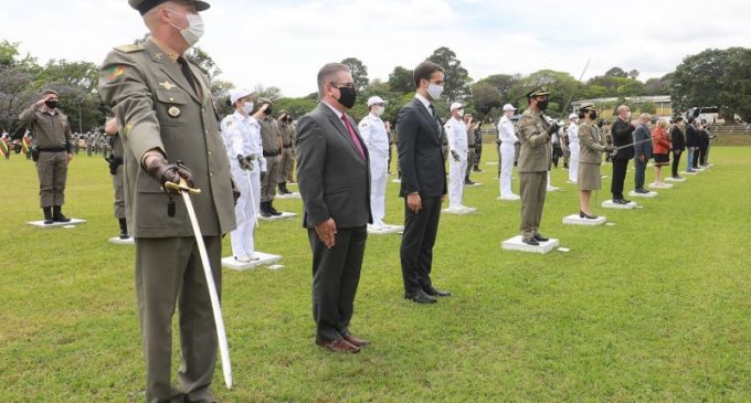 Brigada Militar celebra 183 anos com homenagem a militares e civis
