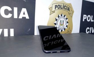 POLÍCIA CIVIL :  Flagrante para crime de receptação