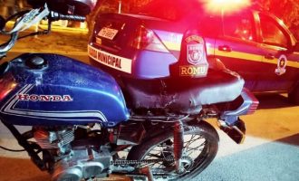 GUARDA MUNICIPAL  : Moto furtada é recuperada