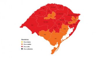 Último mapa definitivo do Distanciamento Controlado de 2020 confirma 15 regiões em bandeira vermelha