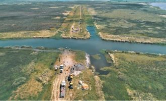 ETA SÃO GONÇALO : Obra avança com tubulação no Arroio Moreira