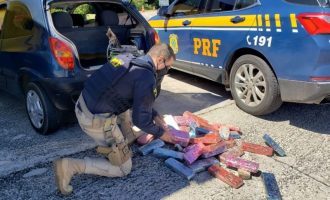 PRF prende traficante com 30Kg de maconha