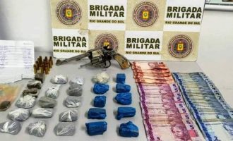 Flagrantes da Brigada Militar  no combate ao tráfico de drogas