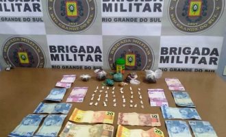 BRIGADA : Homem é preso com crack e maconha