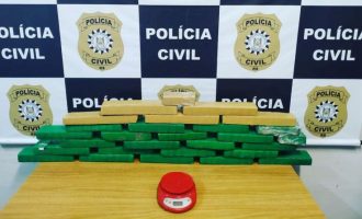 POLÍCIA CIVIL : Apreensão de 20kg de maconha