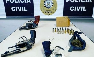 Armas e maconha no Areal