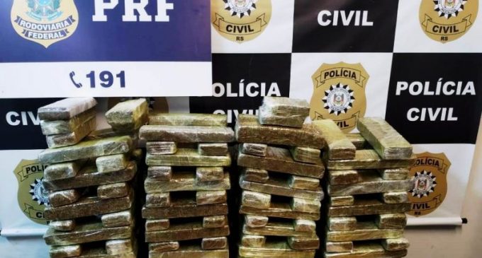 Aumentam em 80% as apreensões de maconha no RS