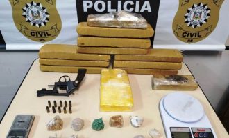 POLÍCIA CIVIL  : Apreensão de crack, maconha e cocaína