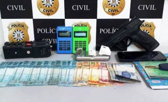 POLÍCIA CIVIL  : Traficante é preso em São Lourenço