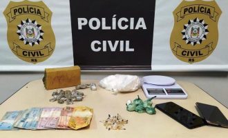 POLÍCIA CIVIL : Apreensão de cocaína e  maconha no Vasco Pires