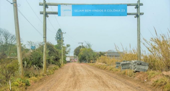 Iniciam as obras de pavimentação na Estrada da Z-3