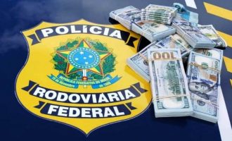 POLÍCIA RODOVIÁRIA : Apreensão de US$68 mil  em abordagem na BR116