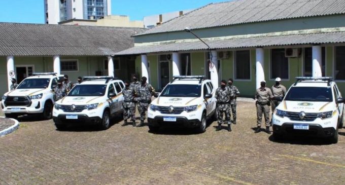 BRIGADA : Novas viaturas chegam em Pelotas para reforçar policiamento