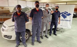 Receita Federal faz doação de veículo  para o Corpo de Bombeiros de Pelotas