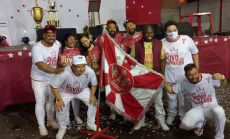 Samba de Pelotas se torna campeão e será o hino da escola Imperadores do Samba no carnaval 2022