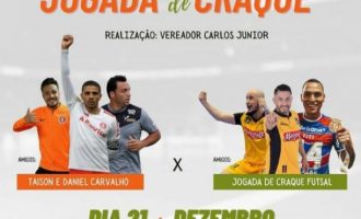 Jogada de Craque agita ginásio do Paulista em jogo beneficente