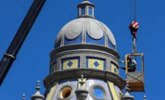 Torre sul da Catedral totalmente restaurada