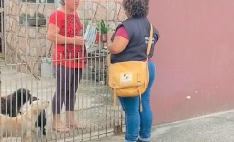 Orientação de combate ao mosquito aedes no Laranjal