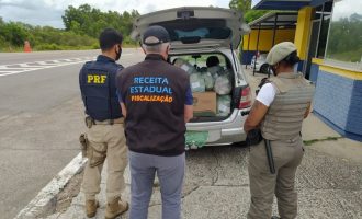 PRF flagra transporte de medicamentos sem nota fiscal em Pelotas