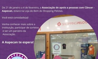 Shopping e AAPECAN promovem “Loja do Bem” na luta contra o câncer
