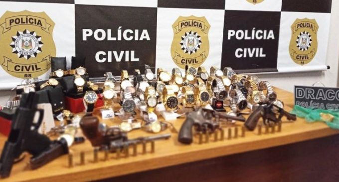 Polícia Civil prende quadrilha que roubou joalheria