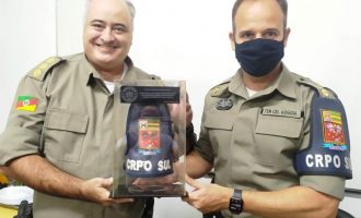 CRPO/SUL :  Coronel Perachi encerra carreira na BM