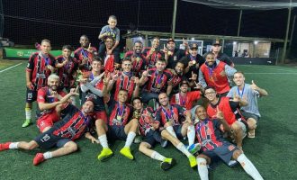 Los Brocadores campeão na areia e no futebol 7