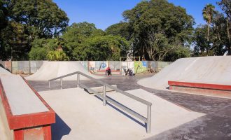 Concretagem da pista de skate está em fase final
