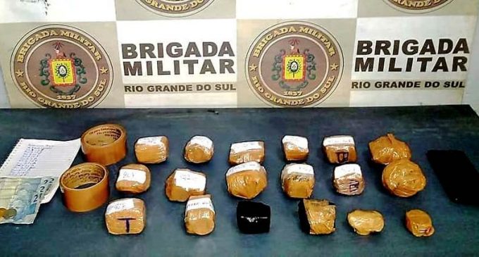 Traficante é preso em  flagrante na Bom Jesus