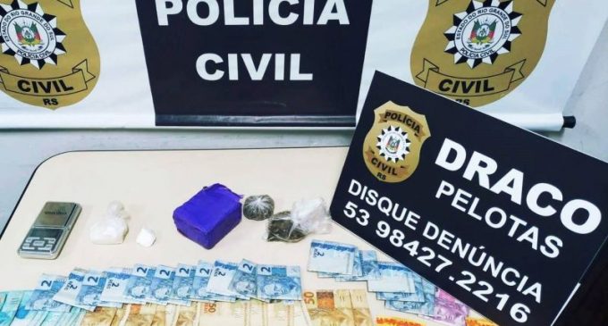 POLÍCIA CIVIL  : Traficante é preso em  flagrante no Areal