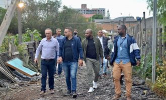 Vereadores acompanham situação preocupante do corredor da Castilho