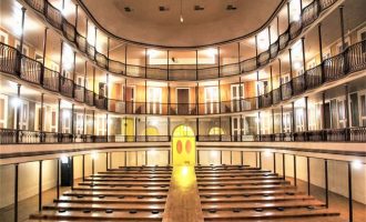 SETE DE ABRIL : Obras no Theatro em fase final